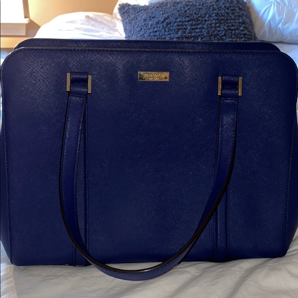 Blue Kate Spade purse and wallet